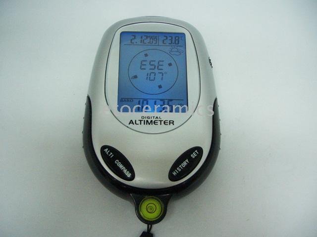 HK Post Free+6 in 1 Multifunction Digital Altimeter Baerometer Thermometer Compass