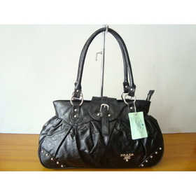 Shopping Bags Purse Leather Hobos Hot Sales Black Color