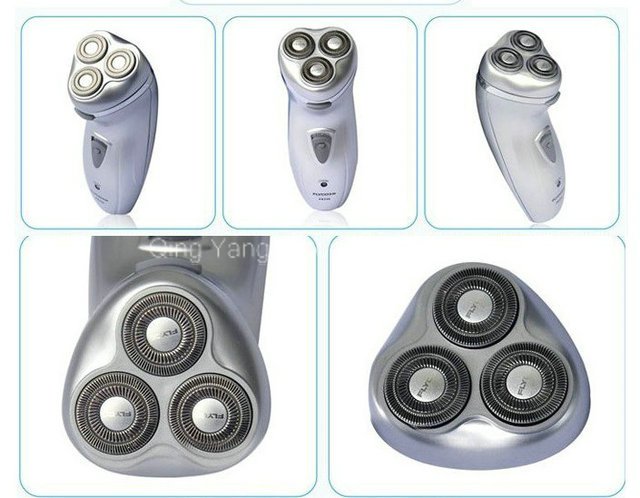 Free Shipping Retail or Wholesale Flyco Rotation Razor Shavers FLYCO FS330 Silver Original Electric Shaver with Package