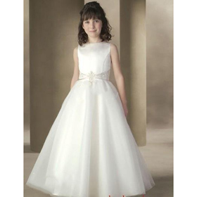 Junior Bridesmaid Dress 0064 Princess Floor-length