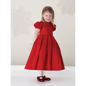 Short Sleeve Flower Girl Gown