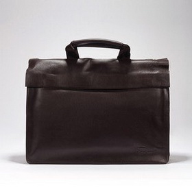 FREE SHIPPING! 2011 HIGH POPULARITY BRIEFCASE 100% CALF-SKIN LEATHER BRIEFCASE LEATHER HANDBAG WITH LAPTOP POCKET