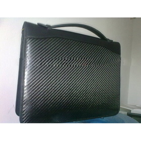 3K Twill Carbon Fiber Case/portfolio/ First Layer Cow Leather/ Custom Logo Avaliable/ 50 Pcs Shipping Free