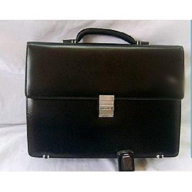Free Shipping Brand New Attache Case,black Brief Case,briefcase.portfolio !Top Zip Bag