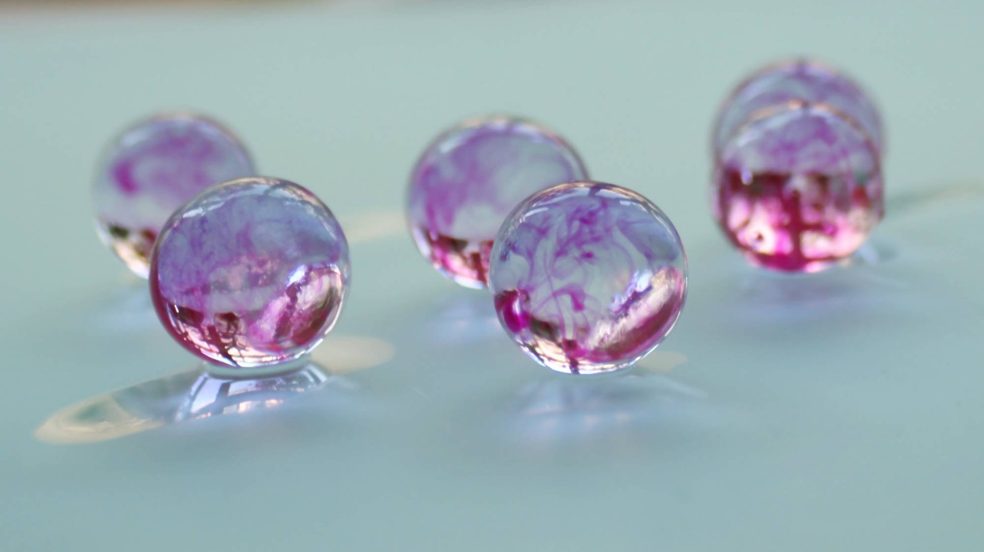 Free Shipping, 1kg Pack, Photobeads/water Crystal Soil/Cloud Beads/Fish Balls-Hot Pink Color