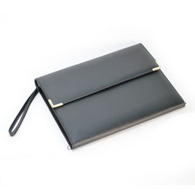 Elegant Portfolio,Document Case, Brief Case,Business Bag, Multifunctional Case, Bag (shiny Coffee)