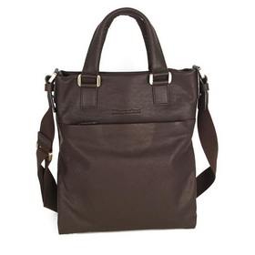 Free Shipping Brand Men's Leisure Bag High Quanlity Brown Top Grade Leather Briefcase