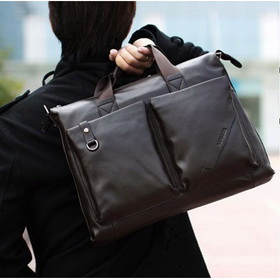 Hot Selling2011 NEW Wen Leather Handbags Shoulder Laptop Bag Brown+Free Shipping