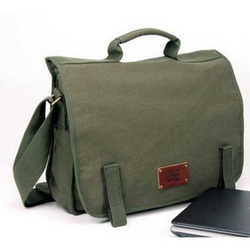 Canvas Messenger Shoulder Sling Notebook Bag Briefcase