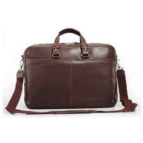 Genuine Leather Brown Briefcases Classical Style-Best Gift for Friend Free Shipping