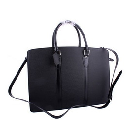 Free Shipping Black Leather Pavel Epi M30052 Briefcase Attache Case Business Bag with Serious Number