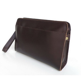 Crazy Horse Vintage Leather Men's Clutch Wallet Briefcase Bag Wholesale 5Pcs/Lot Optional LOGO #6065
