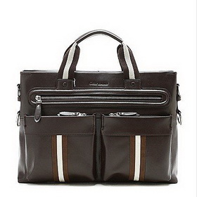 Hot Selling Business and 10-14 Inches Computer Amphibious Genuine Cow Leather Men's Briefcase