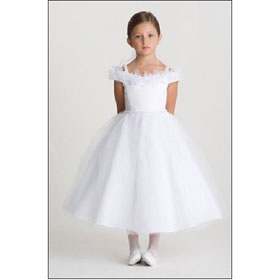Elegant Floor-length Organza Aini Flower Girl Dress