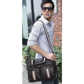 1 Pcs 2010 New Binger Man Business Casual Bag Sander Shoulder Bag Cow Leather