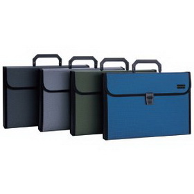 Expanding File A4 12 Pockets Cover Thickness 1.05mm Blue Gray Blue Deli 5555 Free Shipping