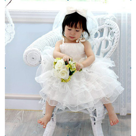 Flower Girl Dress Dress Dress Princess Wedding Costume European Version