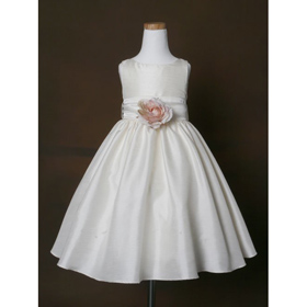 Free Shipping Drop Shipping Stunning Taffeta Flower Girl Dress