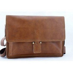 FREE SHIPPING 90533-3-Brown Genuine Cowhide Leather Men's Bag, Business Bag, Briefcase