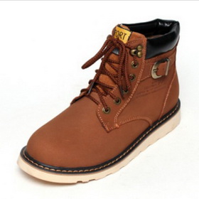 Dark Brown Waterproof Lace Up Men's Casual Boots