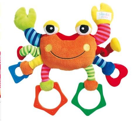 Free Shipping--Retail and Wholesale Germany Simba Small Crabs / Tactile Educational Toys Infant Development / Christmas Gift