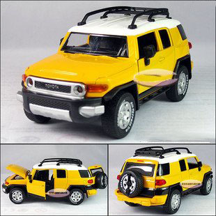 Promotion Christmas Gift Best Quality Children's Toys 1:32 FJ CRUISER Pull Back Car & Die Cast Car Model<Acousto-optic Version>