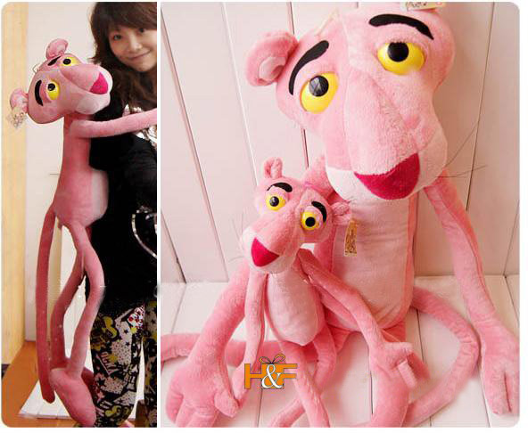 Free Shipping 47" Collectible Pink Panther Stuffed Plush Doll Wholesale Price