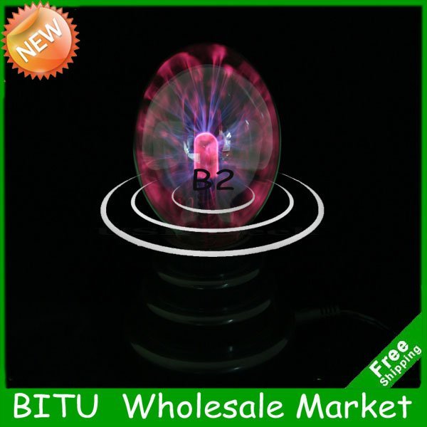 Free Shipping/3" Plasma Ball,electronic Magic Lights,static Electricity Ball,ball Lightning,birthday Gift,magic Led Ball