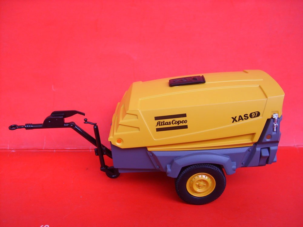 Free Shipping 1:25 NZG ATLAS COPCO XAS97 COMPRESSOR Toy