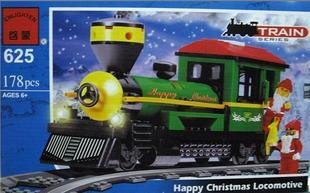 Christmas Locomotive 625 Building Toys LG /train Models
