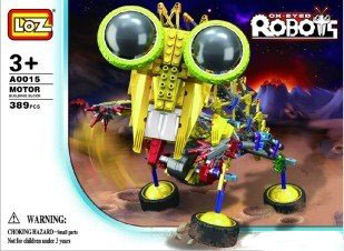 Free Shipping!LOZ Electromotion Building Blocks--Eyed ROBOT Series,children Toys,baby Toys,kids Toys