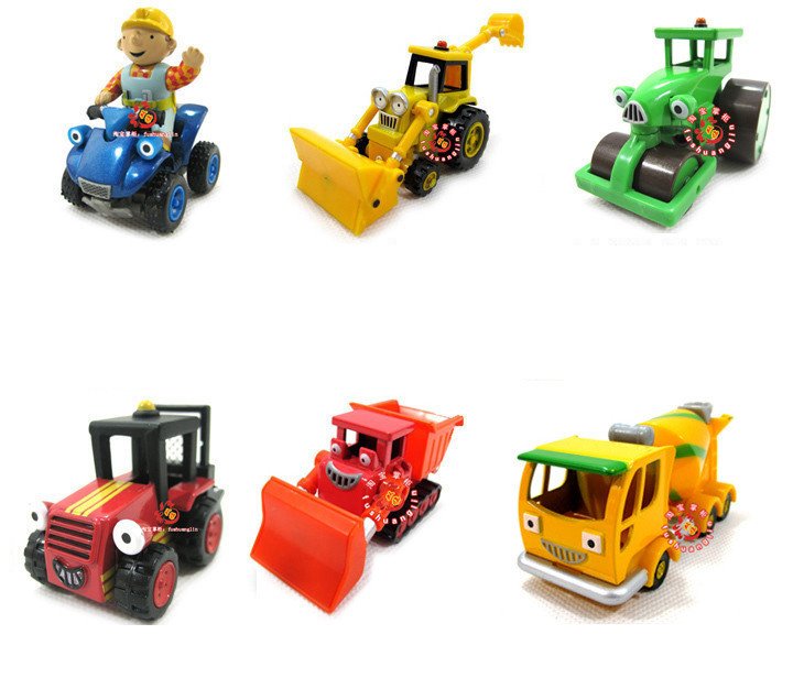 6pcs/lot EMS Free Shipping!Bob Engineer/alloy Toy/best-selling Car Model Toys Six Designs/suit/genuine Superheroes