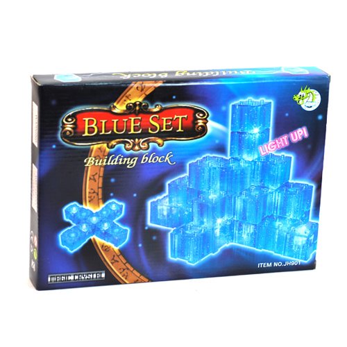 Free Shipping,children Educational Toys Sets, Light Up Acrylic Building Block
