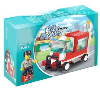 WHOLESALE City Car Building Blocks Bricks Toy Sets for Kids Xmas Christmas Gift FREE SHIPPING BRAND NEW 0180