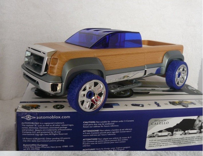 Freeshipping Automoblox Wooden Toy T900 Truck Building Block Toy/Intelligence Toys /DIY Toy/Children's Toy
