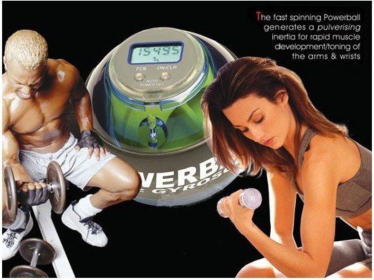 New Arrival Power Ball,Power Gyroscope LED Wrist Strengthener Ball+Speed Meter(Counter)/Spin Ball,5 Pieces/lot,free Shipping
