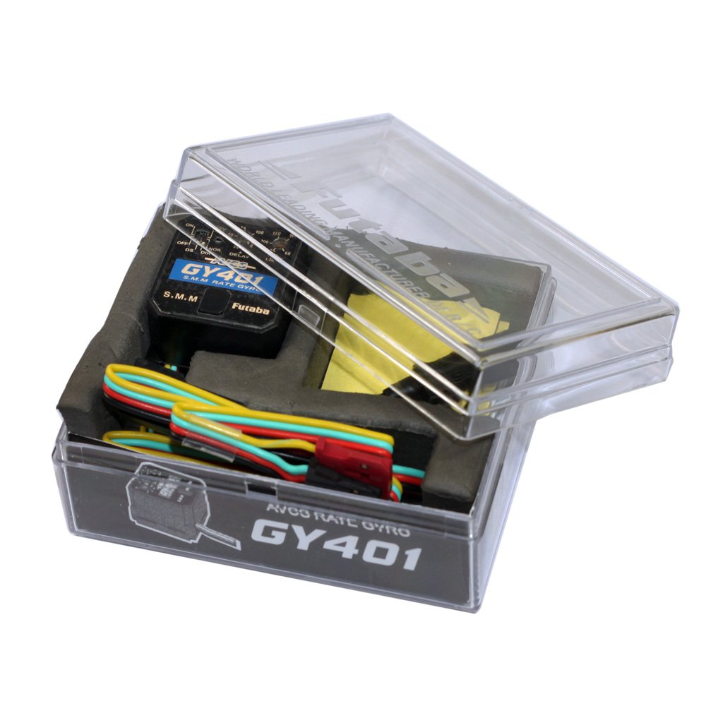 Brand NEW! Futaba GY401 A.V.C.S. Dual Rate Gyro Align EFlite T-Rex(For 450 500 Class RC Helicopter)