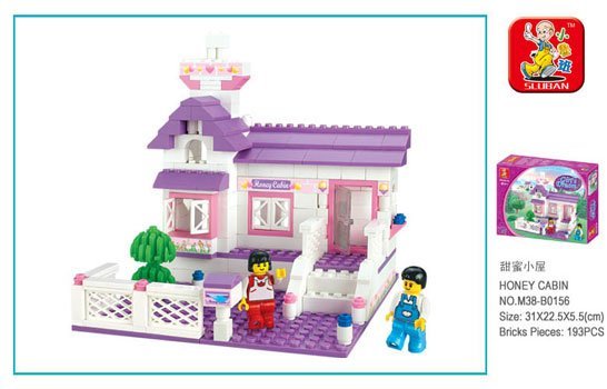 Hot Sale FREE SHIPPING Girl DREAM Building Blocks Bricks Educational Toys Kids Xmas Christmas Gift B0155