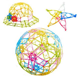 200PCS Creative Thinking, The Ultimate Expression of Space, Free Stitching, Soft Toy Building Blocks