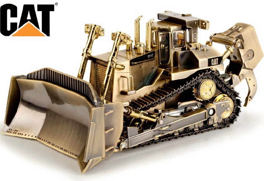 1:50 Cat D11T Antique Bronze Track-Type Tractor Toy Classic Toy