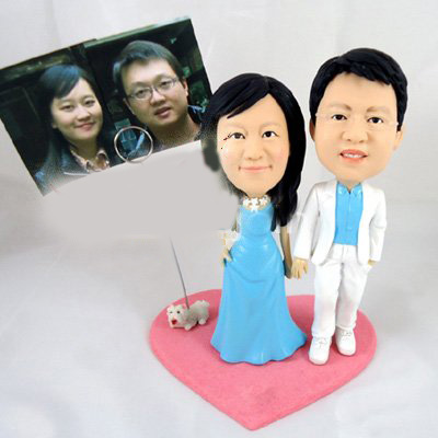 Custom Made 3D Action Figures Sculpt From Your Photo 2p/A Special Wedding Gift.Make The Most Unique Gift for You