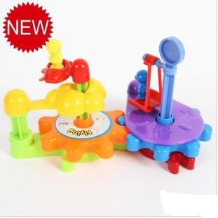 Free Shipping by UPS Expedited! Patchwork Blocks Plastic Can Rotate The Fancy Toy - AP07726