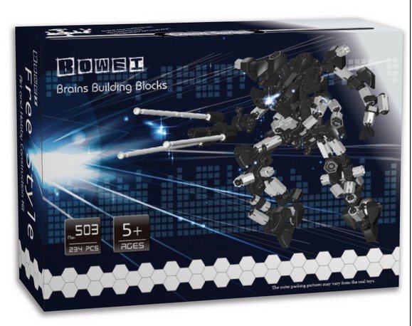 Wholesale Assembly Robot DIY Educational Toy Kids Blocks Toys(234pcs Parts)Building Blocks