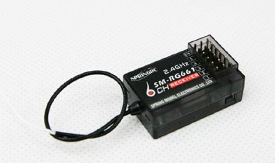 SPRINGRC 2.4Ghz 6-Channel Mini Receiver SM-RG661