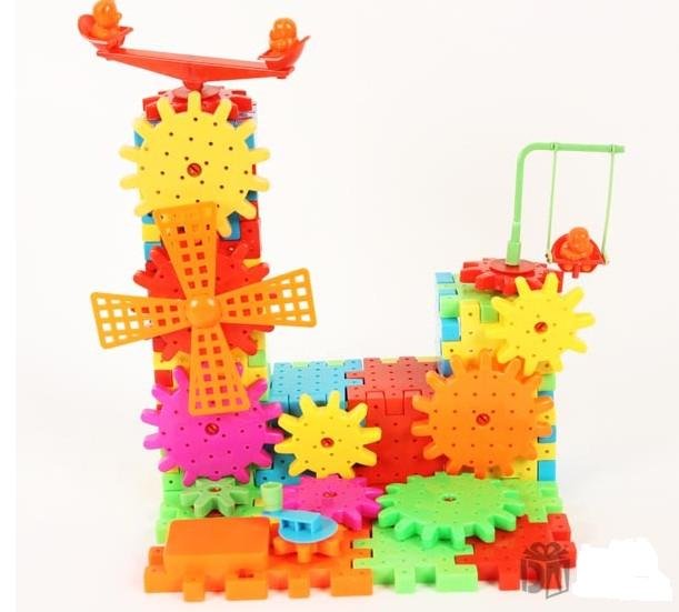 Free Shipping by UPS Expedited! Children Plastic Electric Assembly Blocks Puzzle DIY Hands-on Toys