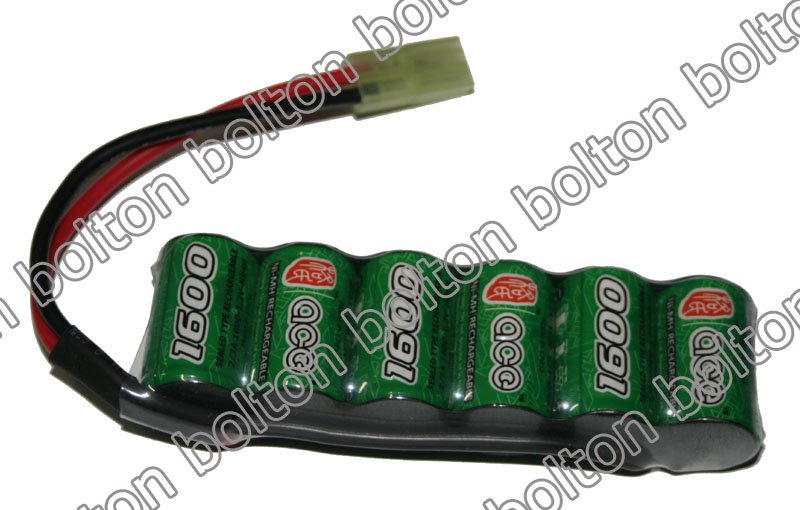 ACE 2/3A 7.2V 1600mAh Ni-Mh HP Battery Pack for 1/16 1/18 RC Car