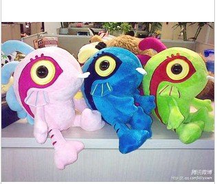 Free Shipping Hot Sale World of Warcraft Lovely Three Color Murloc Doll