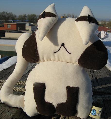 Hand Puppet ,DTY Toy .Chocolate Cat
