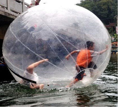 Zorb Zorbing Walk Ball / Water Walking Ball / Walk On Water Ball 2M PVC 0.8MM EMS / UPS / DHL Shipping