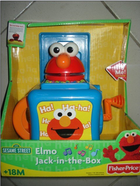 Elmo Jack-in-the-Box Fast Delivery Good Quality Best Price+Customer Service